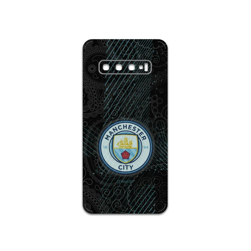 برچسب پوششی ماهوت مدل Manchester-City مناسب برای گوشی موبایل سامسونگ Galaxy S10