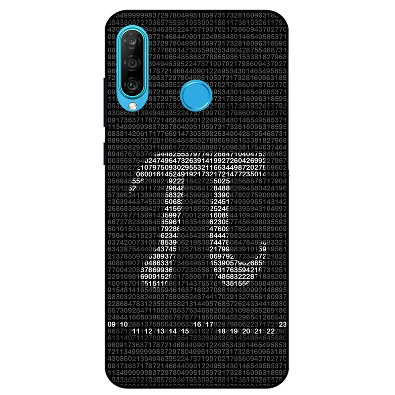 کاور مگافون طرح عدد پی مدل 7240 مناسب برای گوشی موبایل هوآوی P30 Lite / Nova 4E