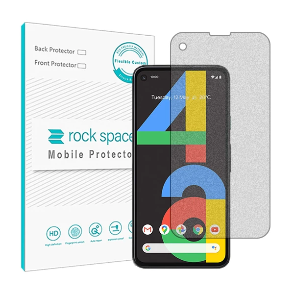 محافظ صفحه نمایش مات راک اسپیس مدل HyMTT مناسب برای گوشی موبایل گوگل Pixel 4a