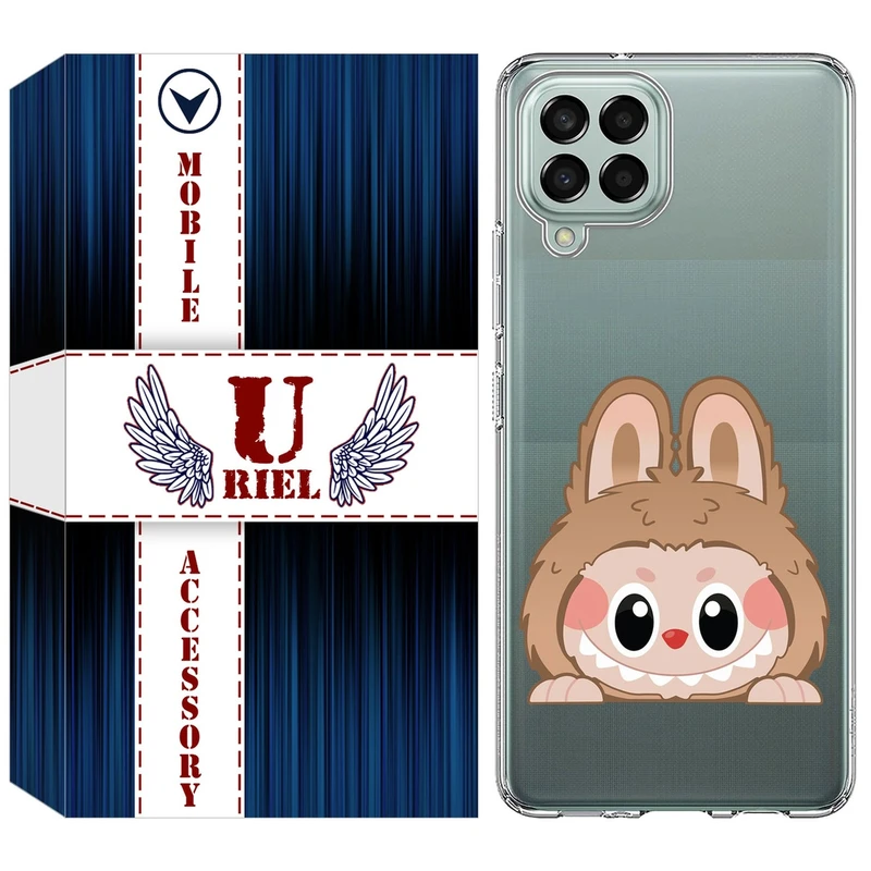 کاور یوریل مدل Clear کد 143 طرح لبوبو مناسب برای گوشی موبایل سامسونگ Galaxy M33