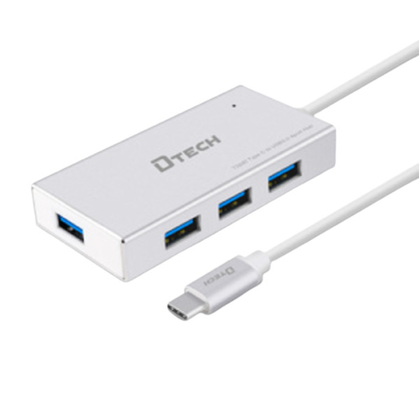 تصویر هاب 4 پورت USB-C دیتک مدل DT-3308T