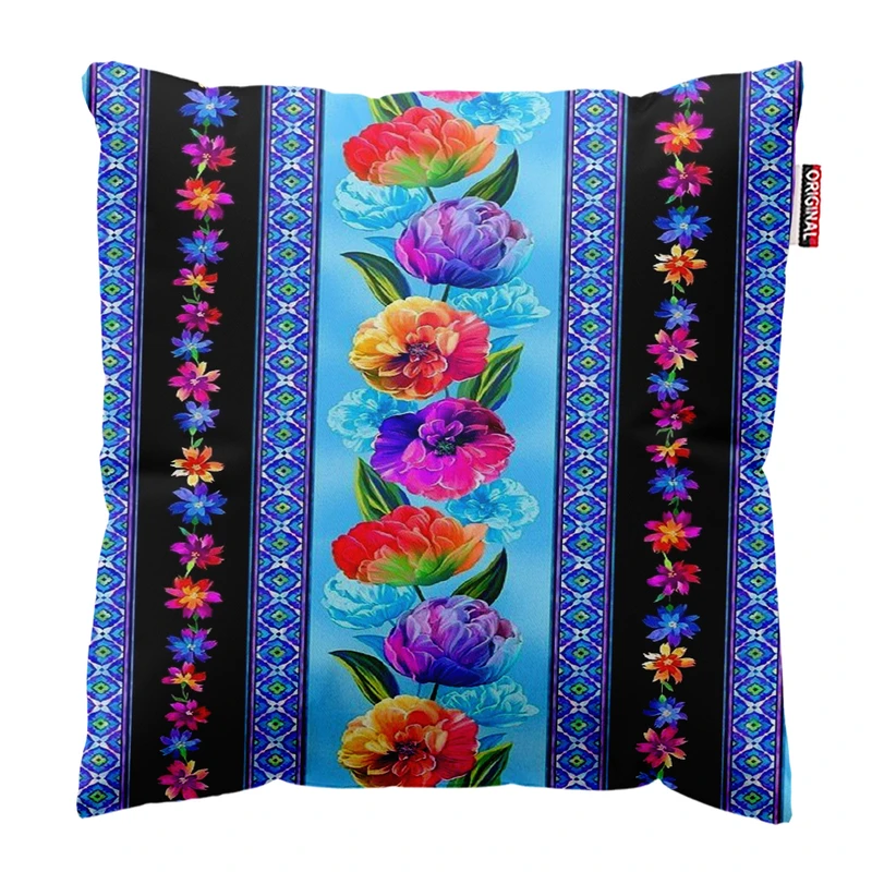 کوسن پاد آفرین مدل سنتی گل کد k21 سایز 30×30 سانتی‌متر