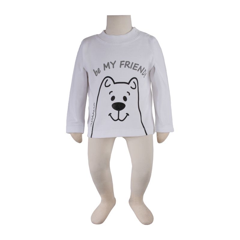 ست 3 تکه لباس نوزادی آدمک مدل فرندز کد 323600 - - 43