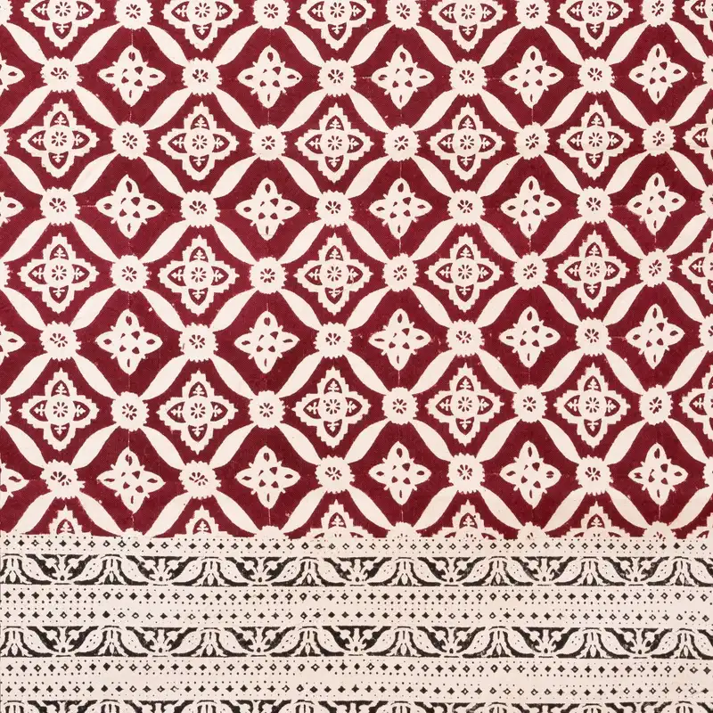 رومیزی چاپ دستی مدل خواجو