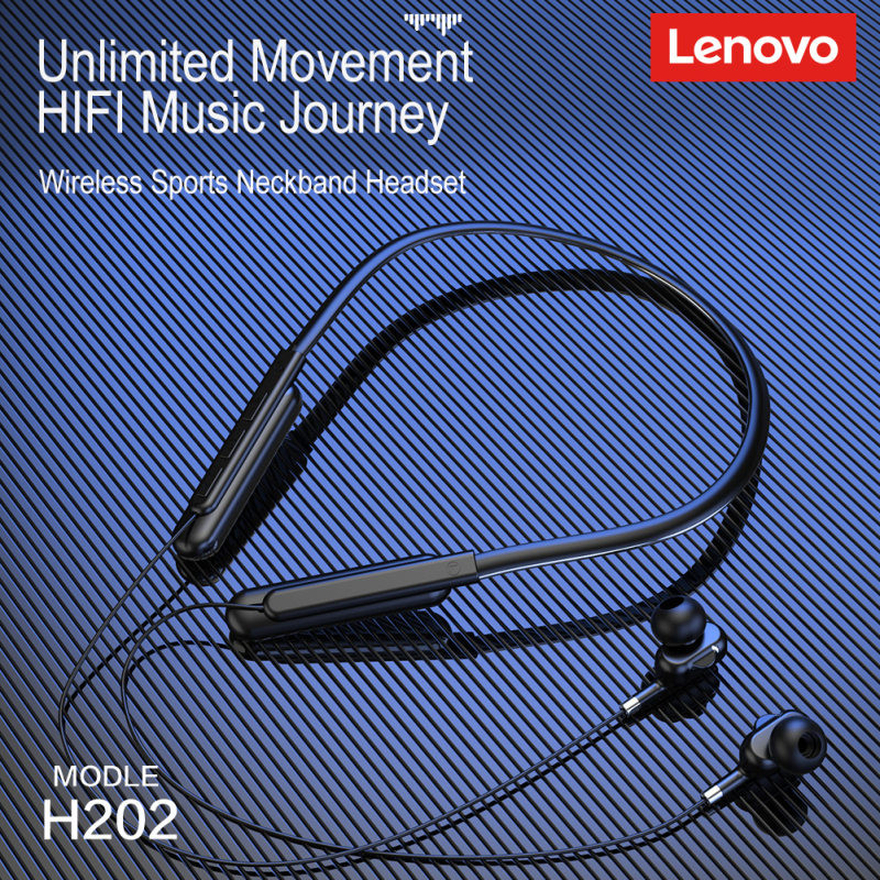 هدست مخصوص بازی لنوو مدل HAM Lenovo H202 Neckband Headset 2