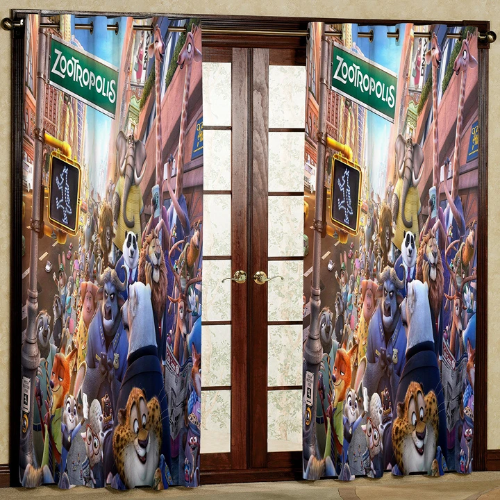 پرده مدل پانچی کد 5264 ابعاد 280x140 سانتی متر