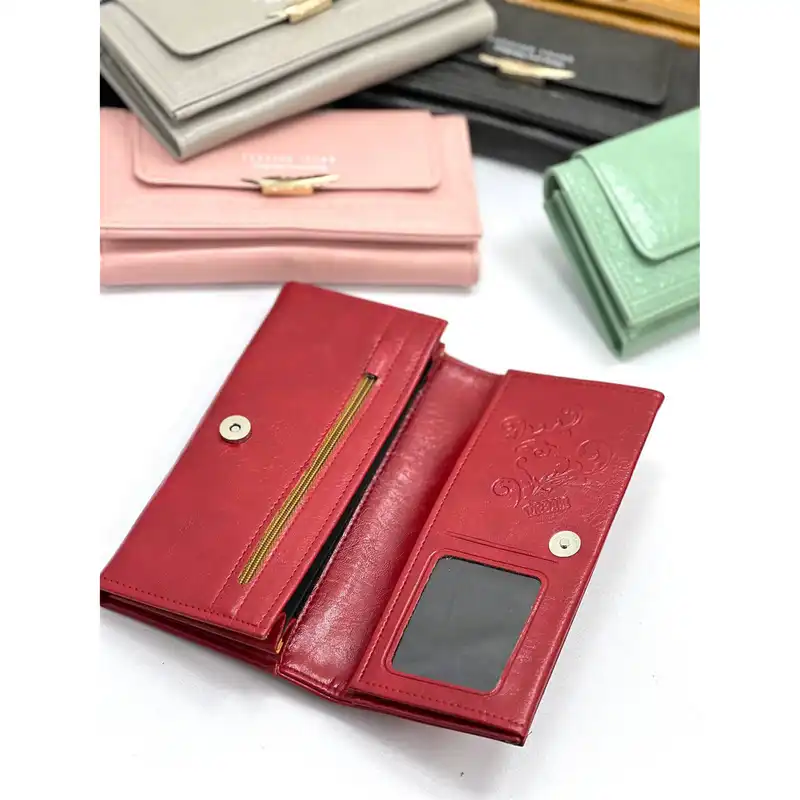 کیف پول زنانه مدل برگ KZD55-90