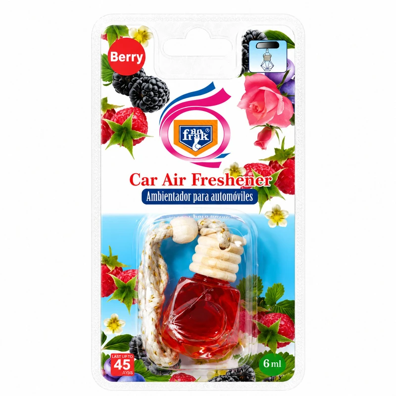 خوشبوکننده خودرو فرانک مدل C-20 با رایحه بری و گل های معطر حجم 6 میلی‌لیتر