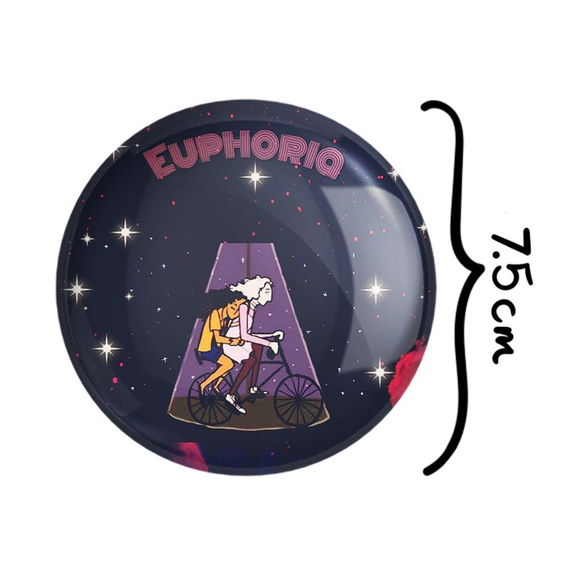 آینه جیبی خندالو مدل سریال سرخوشی Euphoria کد 13771 آینه جیبی خندالو مدل سریال سرخوشی Euphoria کد 13771