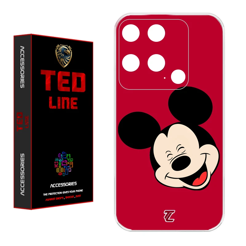 کاور تدلاین طرح میکی موس کد 1213 مناسب برای گوشی موبایل شیائومی Redmi 10C / Poco C40