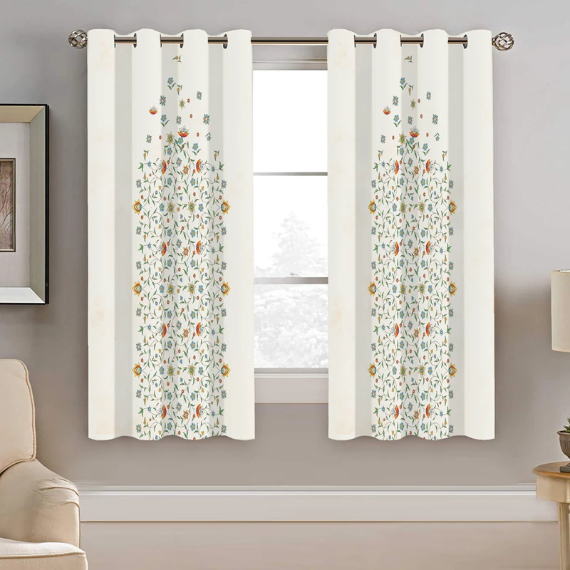 پرده نیروانا طرح سنتی مدل هازان کد 8500 سایز 140×200 سانتی متر