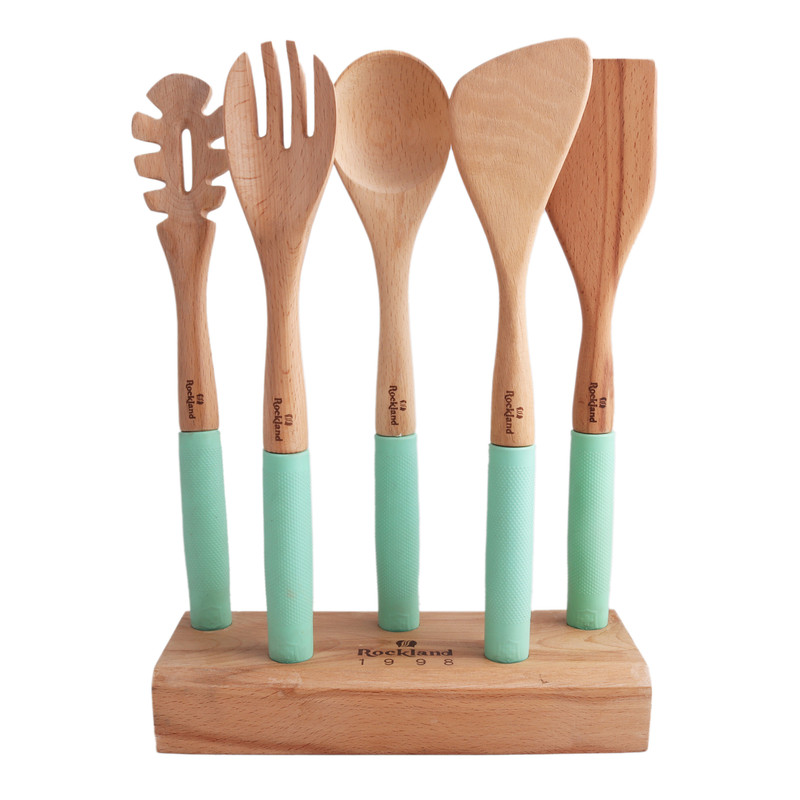 سرویس کفگیر و ملاقه 6 پارچه راکلند مدل استنددار سرویس کفگیر و ملاقه 6 پارچه راکلند مدل استنددار