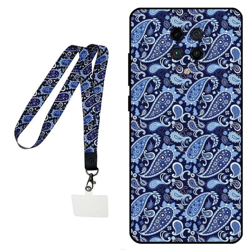 کاور مگافون طرح بته جقه مدل 0026 مناسب برای گوشی موبایل شیائومی Redmi K30 Pro / Poco F2 Pro به همراه بند