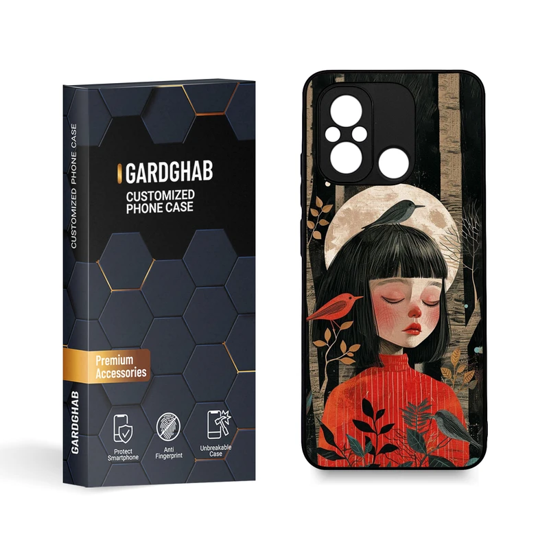  کاور گارد قاب مدل دخترانه مناسب برای گوشی موبایل شیائومی Poco C55