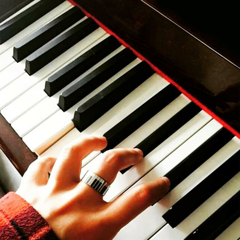 انگشتر مدل پیانو