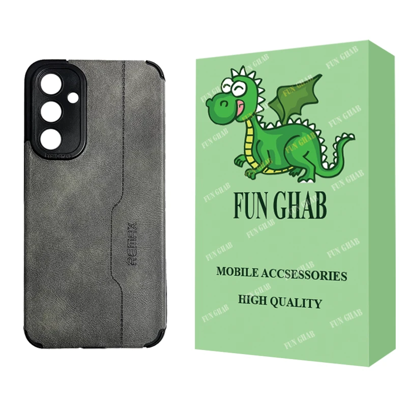 کاور فان قاب مدل چرم  مناسب برای گوشی موبایل سامسونگ Galaxy A54