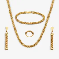 سرویس طلا 18 عیار زنانه مایا ماهک مدل MS0777