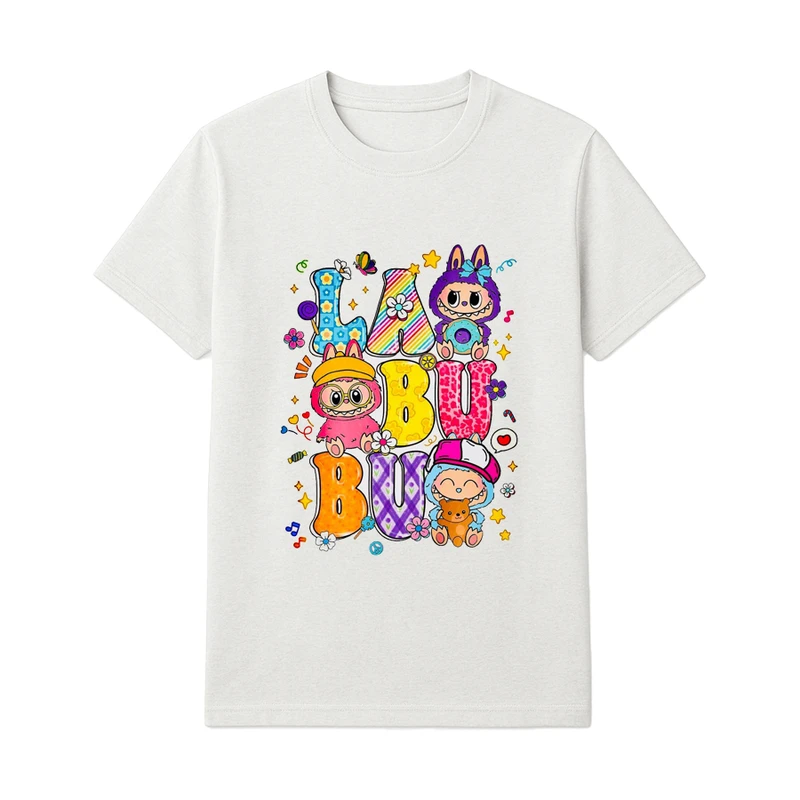 تی‌شرت آستین کوتاه راحتی دخترانه مدل D17-038