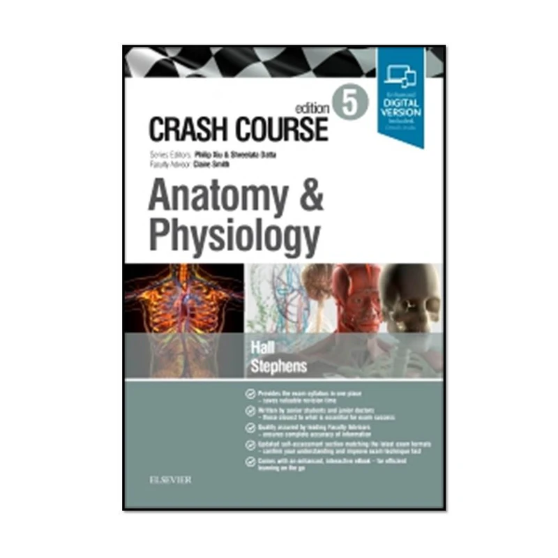کتاب Crash Course Anatomy and Physiology 5th Edition اثر جمعی از نویسندگان انتشارات مؤلفین طلایی 