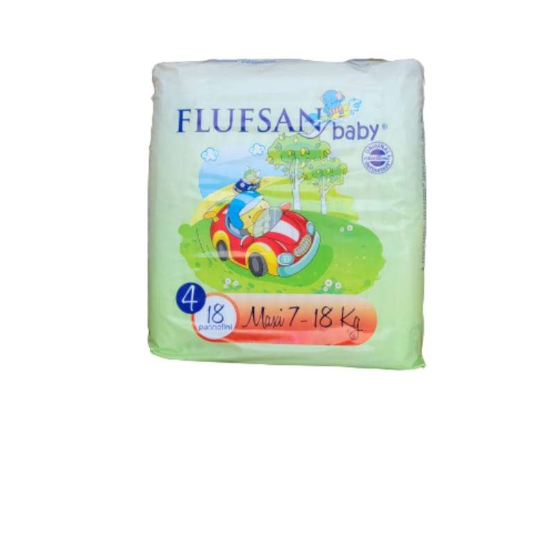 پوشک بچه فلوفسان مدل چسبی سایز 4 بسته 18 عددی پوشک بچه فلوفسان مدل چسبی سایز 4 بسته 18 عددی