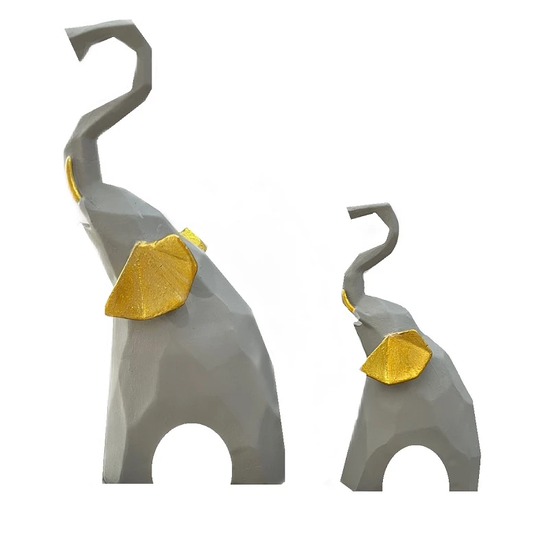 مجسمه مدل فیل بسته 2 عددی 