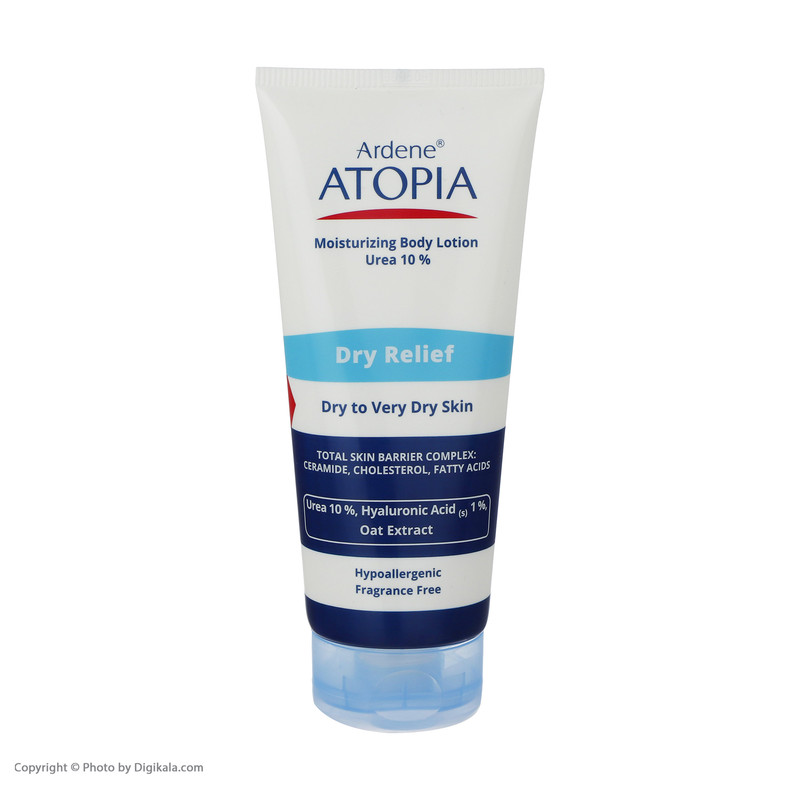 لوسیون مرطوب کننده آردن آتوپیا مدل Dry Relief مقدار 200 گرم