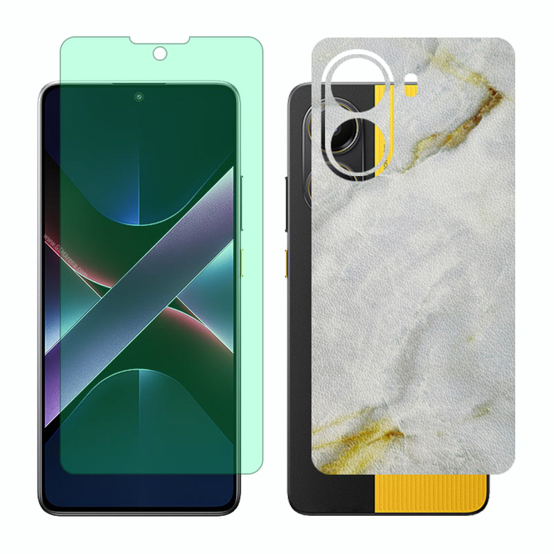 محافظ صفحه نمایش گرین لایت گلس مدل Together مناسب برای گوشی موبایل شیائومی Poco X7 Pro به همراه برچسب پوششی
