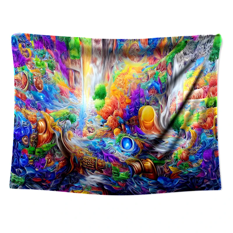    پوستر پارچه ای مدل بکدراپ بلک لایت کد 1342