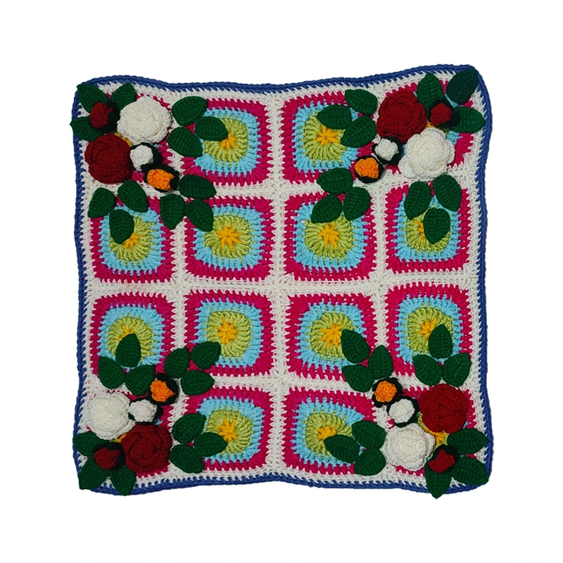 رومیزی مدل بافتنی DO018 سایز 50x50 سانتی‌متر