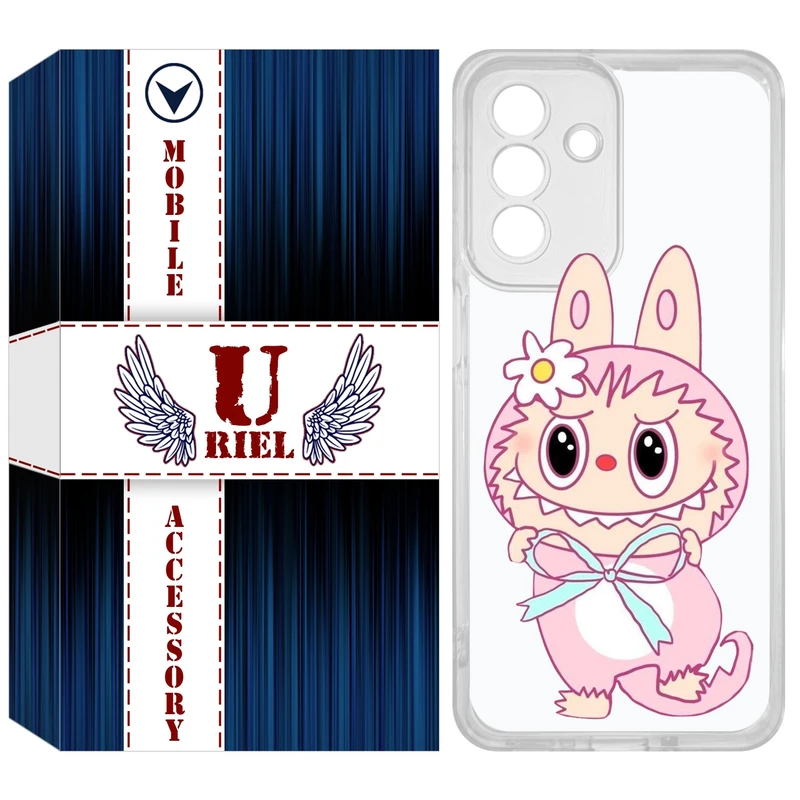 کاور یوریل مدل Clear کد 146 طرح لبوبو مناسب برای گوشی موبایل سامسونگ Galaxy A36