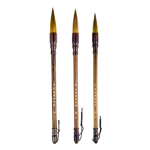 ست قلم مو چینی ماریس مدل بامبو رزین کد H-D0245 مجموعه 3 عددی