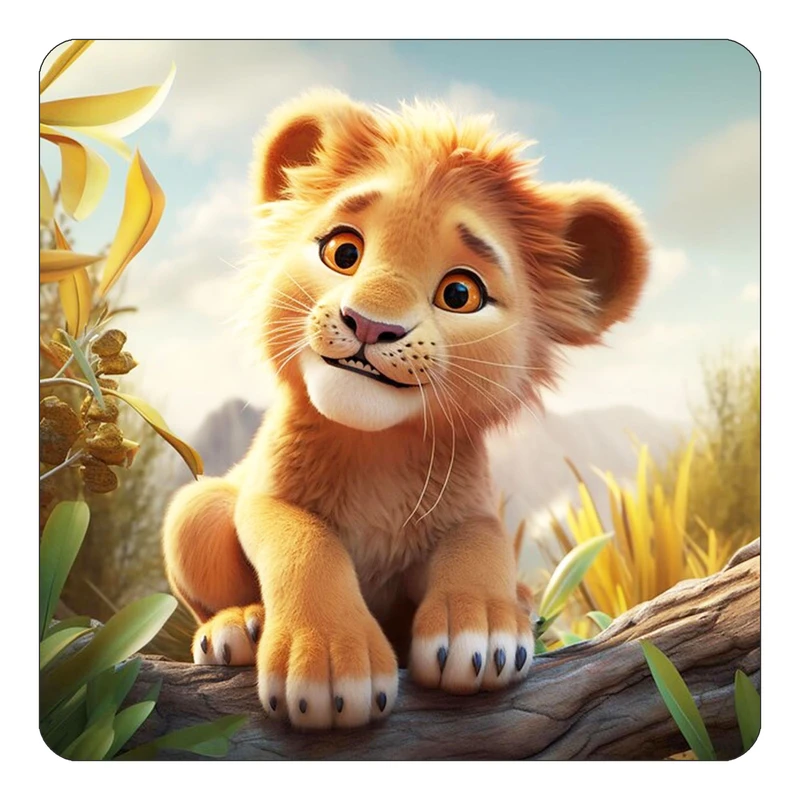 مگنت کاکتی طرح حیوانات کارتونی مدل mp27296