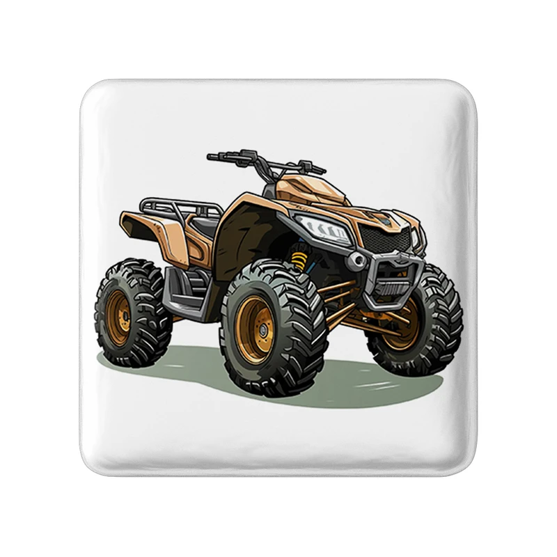 مگنت خندالو طرح موتور چهار چرخ مدل مربعی کد 37089