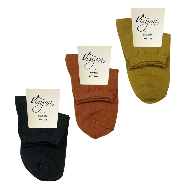 جوراب زنانه مدل ترک ویزیون کد VFS202.3Z7 بسته 3 عددی