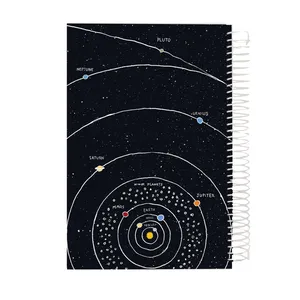 دفتر طراحی 65 برگ طرح منظومه شمسی کد ROST-120