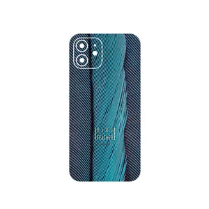 MAHOOT Turquoise feathers Cover Sticker for Apple iPhone 12
