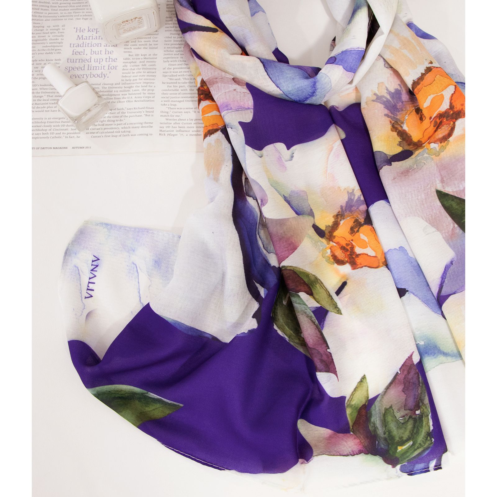 شال زنانه مدل نخی کد a-14055 -  - 3