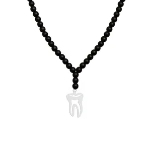 گردنبند نقره زنانه هایکا مدل دندان کد n.ha1-240