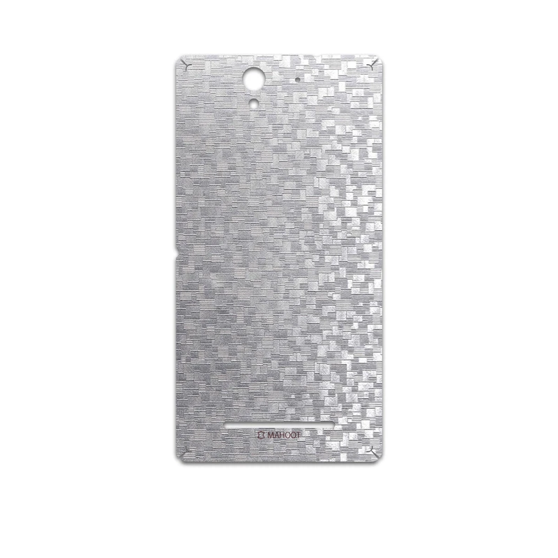 برچسب پوششی ماهوت مدل Silver-Silicon مناسب برای گوشی موبایل سونی Xperia C3 Dual