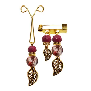 ست سنجاق سینه و گیره روسری کد PM435