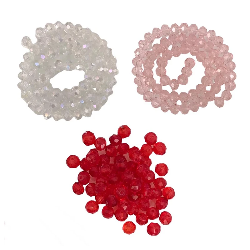 مهره دستبند مدل کریستالی کد 227 مجموعه 200 عددی