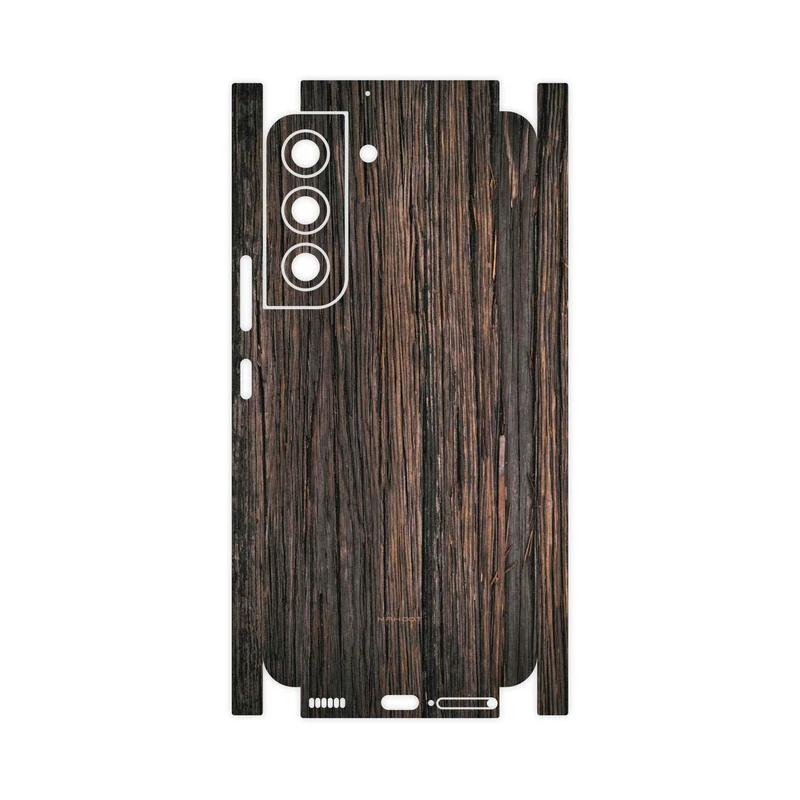 برچسب پوششی ماهوت مدل Burned-Wood-FullSkin مناسب برای گوشی موبایل سامسونگ Galaxy S22 5G