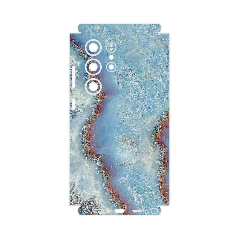 برچسب پوششی ماهوت مدل Blue_Ocean_Marble-FullSkin مناسب برای گوشی موبایل سامسونگ Galaxy S24 Ultra