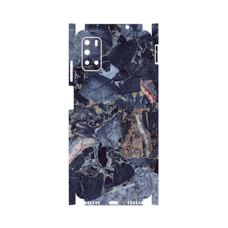برچسب پوششی ماهوت مدل Broken black marble-FullSkin مناسب برای گوشی موبایل جی پلاس Z10
