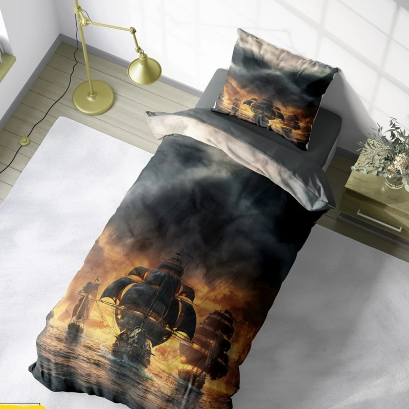 سرویس خواب یک نفره 4 تکه مدل کشتی 120 کد 1211