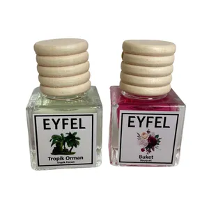 	 خوشبوکننده هوا خودرو ایفل مدل دسته گل و جنگل استوایی کد Bouquet-Tropic Forest حجم 10 میلی‌ لیتر بسته 2 عددی