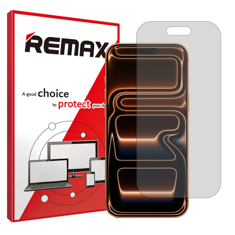 محافظ صفحه نمایش مات ریمکس مدل Resistant مناسب برای گوشی موبایل اپل iPhone 17 Pro Max
