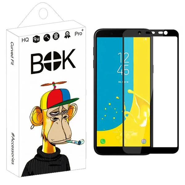 محافظ صفحه نمایش سرامیکی مات بوک مدل Resistant مناسب برای گوشی موبایل سامسونگ Galaxy J6