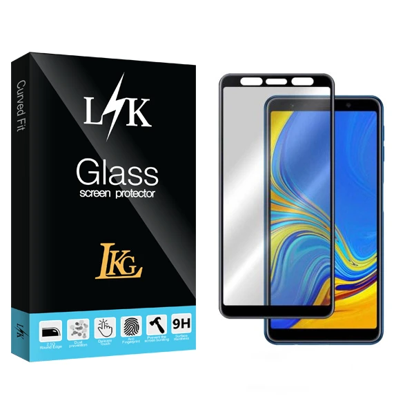 محافظ صفحه نمایش سرامیکی ال کا جی مدل LK Glass مناسب برای گوشی موبایل سامسونگ Galaxy J4 Plus/J6 Plus/A7 2018