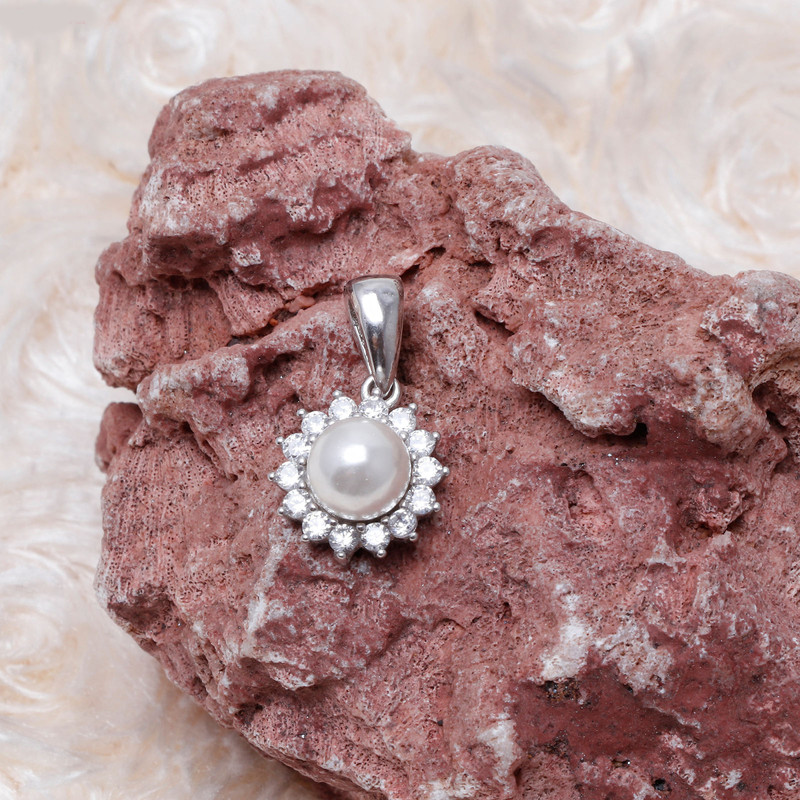 آویز گردنبند نقره زنانه مدل AMT_M044